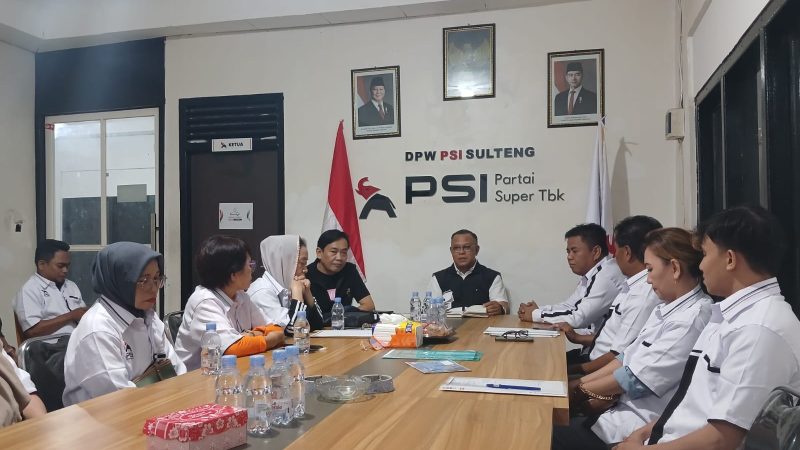 PSI Kota Palu Targetkan Struktur Partai Rampung Sebelum Verifikasi KPU