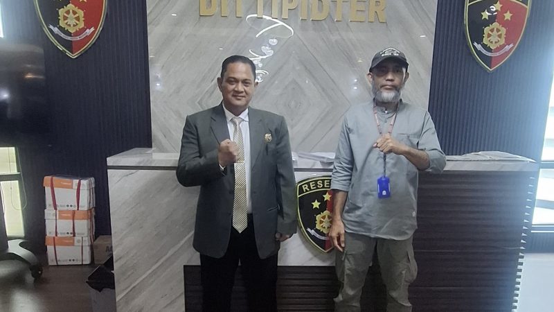 Aktivis 98 Kusnadi Bawa Aspirasi Penambang Rakyat Poboya Saat Diperiksa Bareskrim