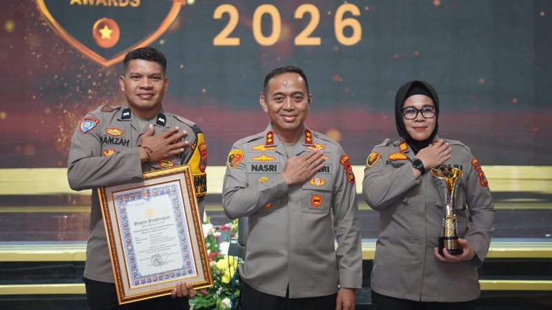 Personel Polda Sulteng Raih Pengakuan Nasional di Hoegeng Awards 2026