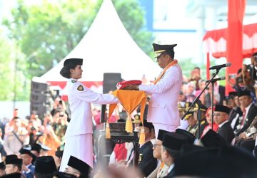 HUT RI ke-81, Generasi Muda Sulteng Kibarkan Merah Putih