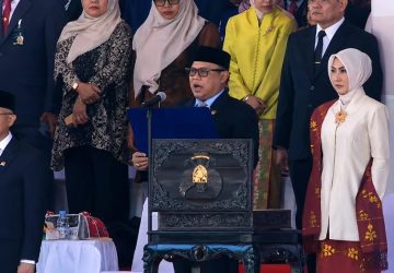 Ketua DPRD Sulteng Bacakan Teks Proklamasi HUT RI ke-81