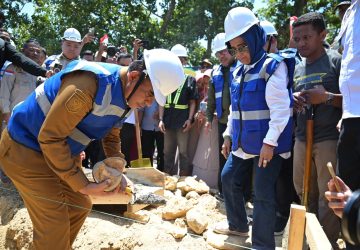 Kampung Nelayan Merah Putih Buol Mulai Dibangun