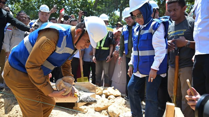 Kampung Nelayan Merah Putih Buol Mulai Dibangun
