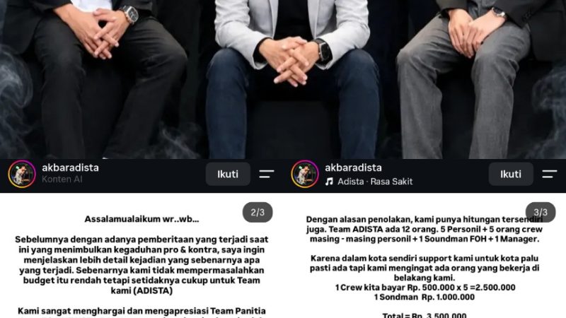 Bukan Minta Bayaran Sama dengan Artis Nasional, Adista Jelaskan Alasan Tolak Tawaran Manggung di HUT Kota Palu ke-48