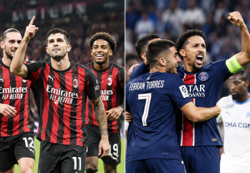 AC Milan dan PSG Sama-Sama Menang, Dua Raksasa Eropa Bangkit di Pekan Kelima