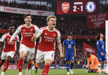 Arsenal Balikkan Keadaan, Chelsea Tumbang 2-1 di Emirates