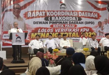 Ahmad Ali Targetkan PSI Menang di Sulteng dan Lolos Pemilu 2029