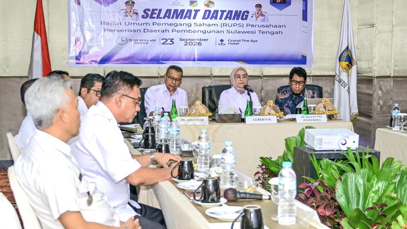 RUPS Perseroda Sulteng Bahas Restrukturisasi dan Pengembangan Investasi