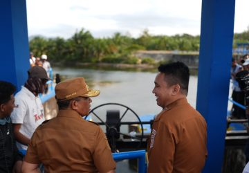 Pembangunan Infrastruktur Karaupa Dimulai, Anwar Hafid Minta Perusahaan Prioritaskan Warga