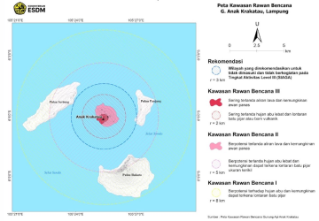 Potensi Letusan Anak Krakatau Masih Tinggi, Radius 3 Km Ditutup