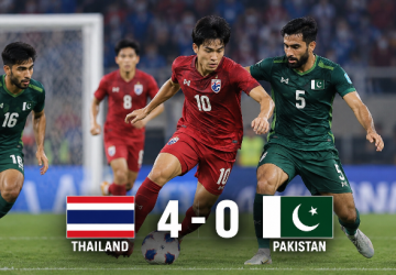 Teerasak Poeiphimai Cetak Dua Gol, Thailand Buka ASEAN Cup dengan Gemilang