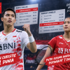 Ranking BWF September 2026: Jonatan Christie Nomor Satu, Putri KW Ketujuh
