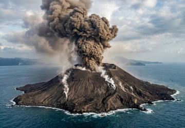 Abu Vulkanik Gunung Anak Krakatau Menipis, Sejumlah Bandara Kembali Dibuka