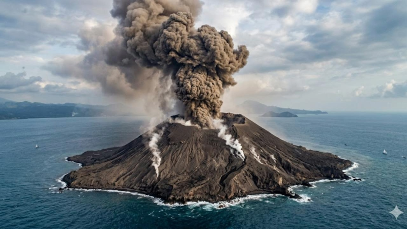 Abu Vulkanik Gunung Anak Krakatau Menipis, Sejumlah Bandara Kembali Dibuka