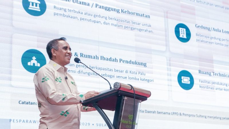Sulteng Bakal Punya Venue Kapasitas 50 Ribu Orang, Pesparawi 2029 Jadi Pembuka