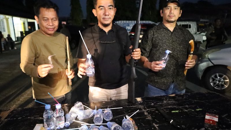 Gerebek Sarang Narkoba di Tavanjuka Palu, Polisi Temukan Bong dan Senjata Tajam