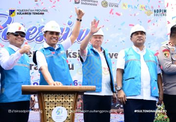 Anwar Hafid Resmikan Interkoneksi Sidera–Palu, 20 MW Rampung dari Total Proyek 50 MW