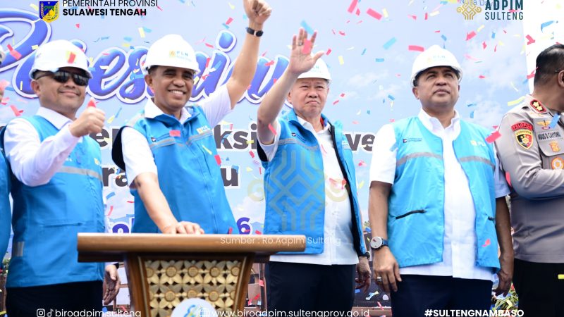 Anwar Hafid Resmikan Interkoneksi Sidera–Palu, 20 MW Rampung dari Total Proyek 50 MW