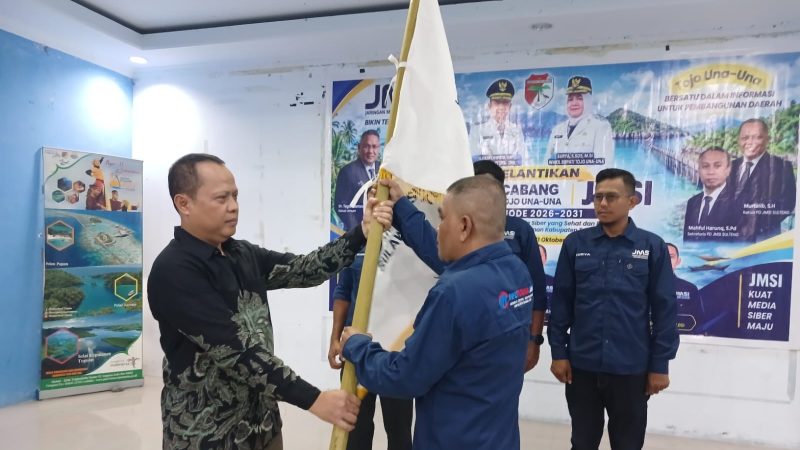 Pengurus JMSI Touna Dilantik, Pers Diharapkan Kawal Pembangunan Daerah