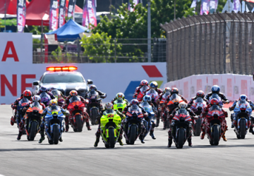 Marc Marquez Rebut Kemenangan Sprint Mandalika, Jorge Martin Gagal Naik Podium