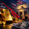 Dolar Menguat dan Yield Tembus 5%, Harga Emas Terancam Tembus Support